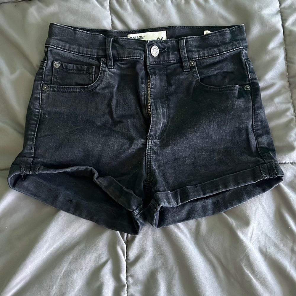 Black Garage Shorts